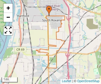 Area schools map
